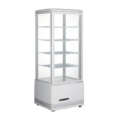 98L refrigerador de la exhibición de la encimera de la bebida de 4 capas